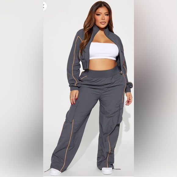 Fashion Nova Pants - Fashion Nova Steal the Moment Windbreaker Set - NWT